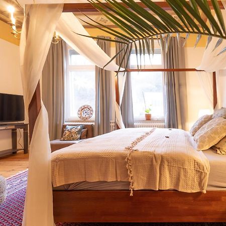 Zentral In Coburg: Exklusive Stadtwohnung - Ideal Fuer Gruppen 外观 照片